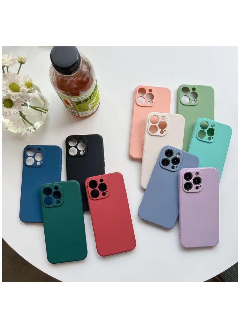 ELTRAZONE غطاء حماية سيليكون متوافق مع آيفون 14 برو ماكس غطاء مطاطي سائل ناعم مضاد للصدمات مضاد للخدوش مضاد لبصمات الأصابع غطاء رفيع لآيفون (لآيفون 14 برو ماكس) - Image 5