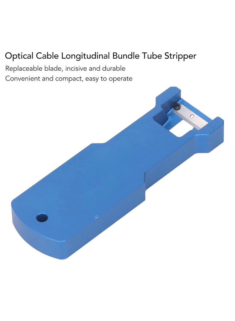 GGOOT Cable Stripper, Fiber Optic Cable Peeler, Optical Cable Longitudinal Bundle Tube Stripper, Metal Portable Peeling Tool - Image 3
