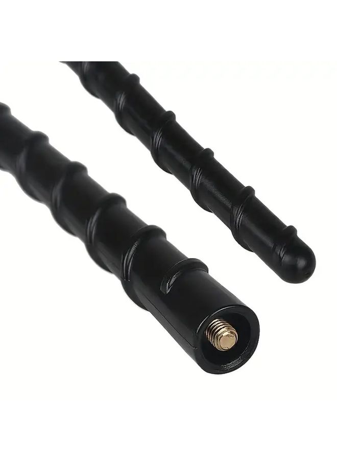 Black Universal Car Antenna Cover Flexible Rubber Short Antenna Enhanced Radio Reception - Image 3