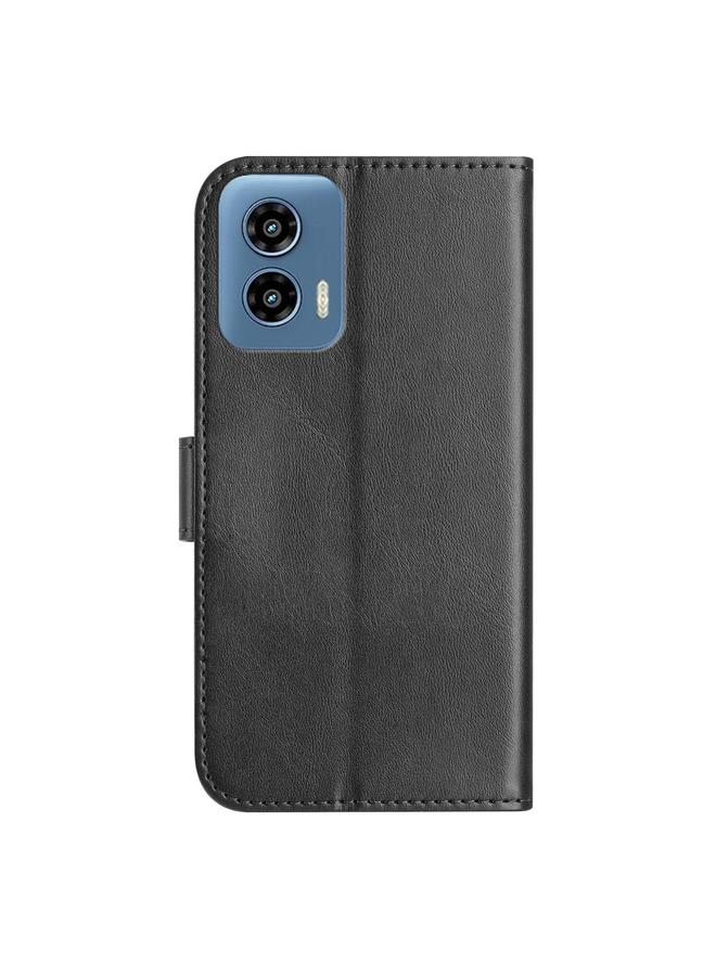 S-TOP Case For Motorola Moto G35 Dual-Folded S-shape Leather Phone Case - Image 3