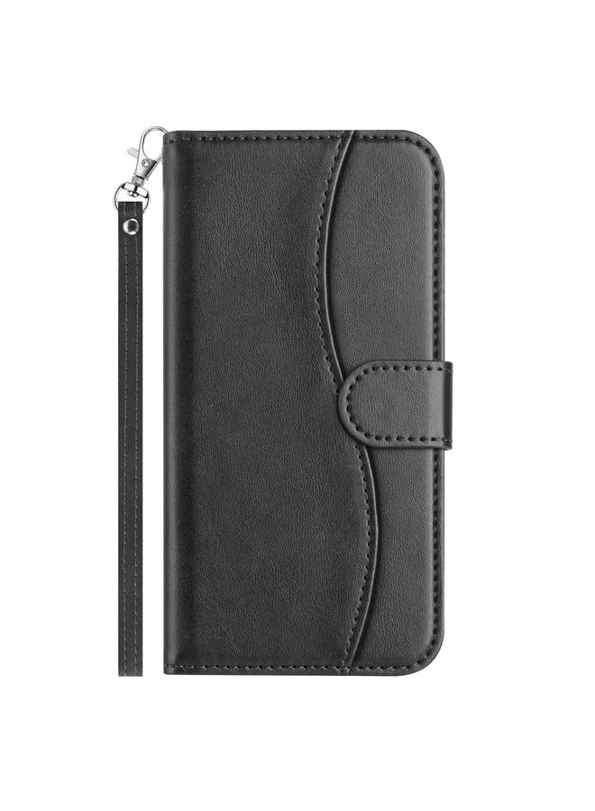 S-TOP Case For Motorola Moto G35 Dual-Folded S-shape Leather Phone Case - Image 2