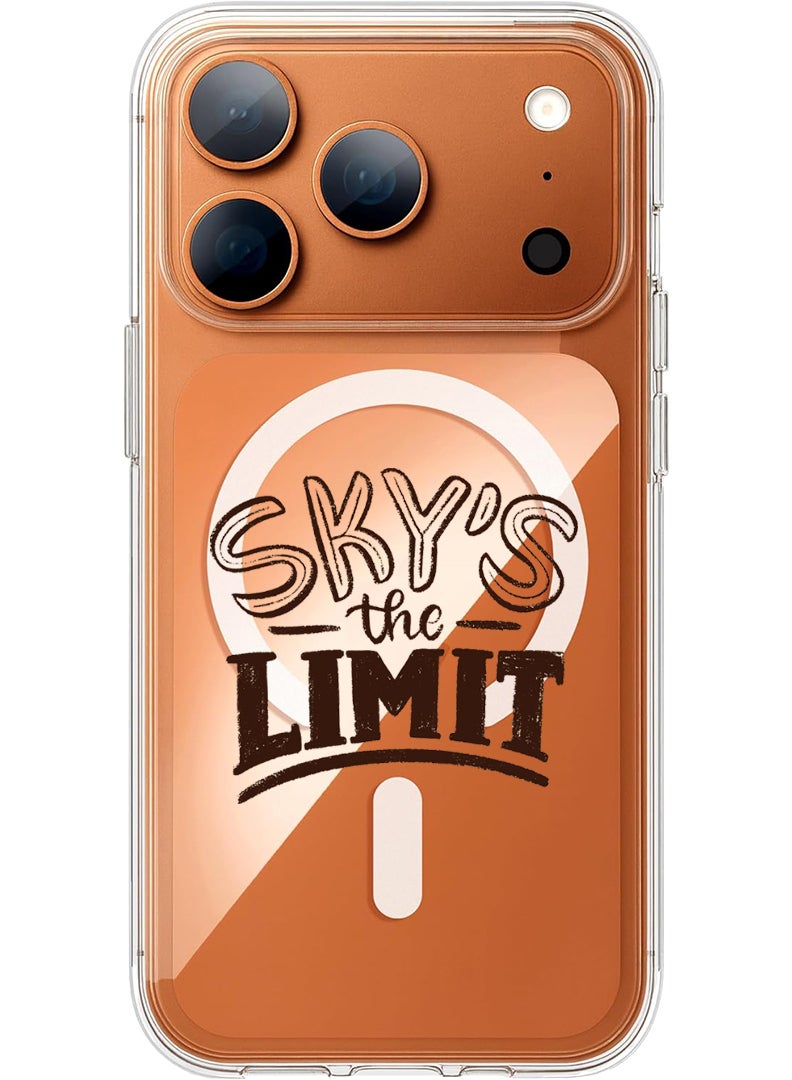 Theodor Magnetic Case for Apple iPhone 17 Pro Compatible with MagSafe Wireless Charging, Shockproof Phone Bumper Cover - Smiley (3) - Image 1