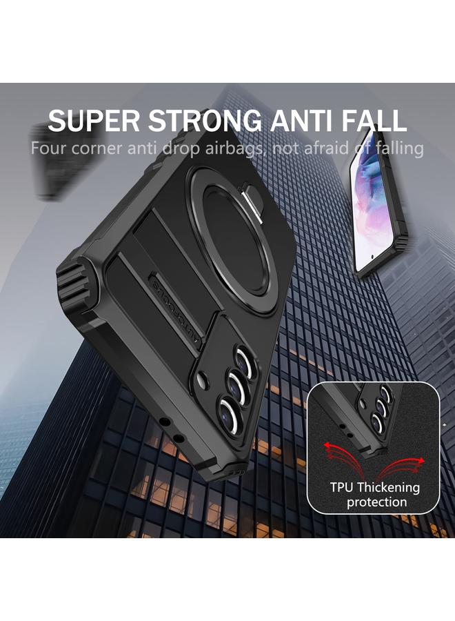 S-TOP Case For Samsung Galaxy S21 5G MagSafe Magnetic Holder Phone Case - Image 4