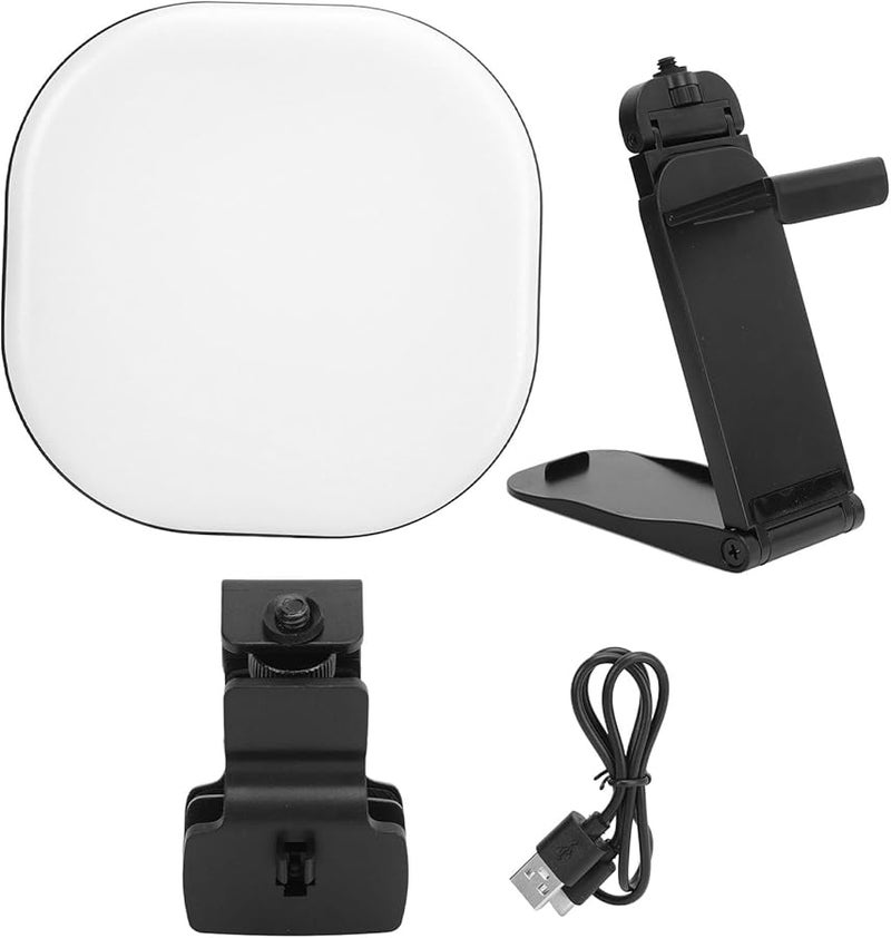 Adjustable Portable LED Selfie Light 5 Color Modes USB C Rechargeable for Mobile Tablet - Image 2