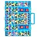 Aptbyte Case Compatible with Akedo Ultimate Arcade Warriors Starter Pack Toy Storage for Battle Arena Controller Warrior Collector Mini Battling Action Figures Holder for Akedo Playset Blue Case Only - Image 3