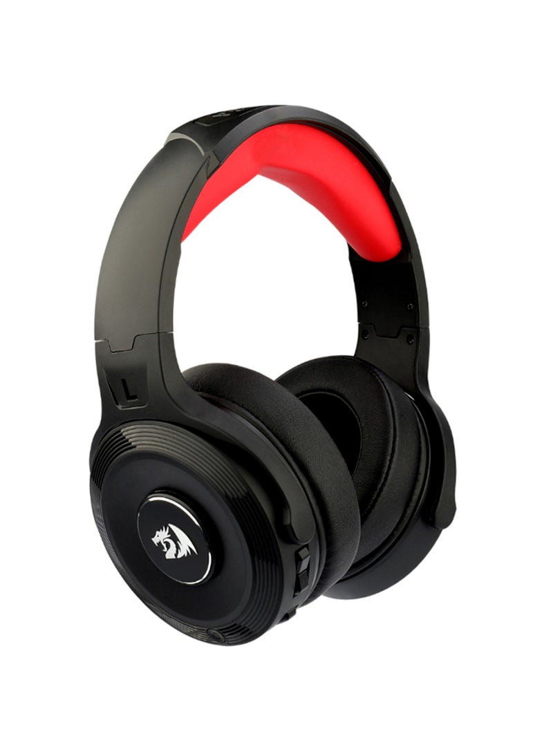 REDRAGON H818 Pro Pelops Wireless Gaming Headphones, 40mm High-Density, Built-In Volume Adjustment, 7.1 Surround Sound, 3.5mm x 2 Gold-Plated Pin - Image 2