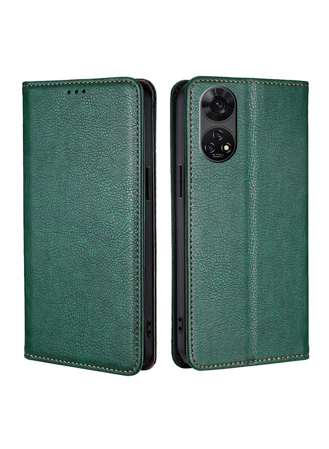 The Bros Case For ZTE Anshin Family Gloss Oil Solid Color Magnetic Leather Phone Case