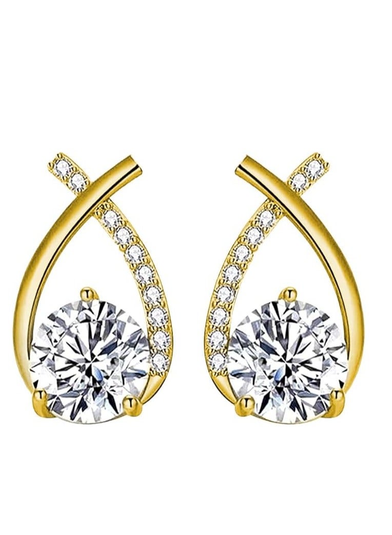 Women Earrings Stylish Design Simple and Versatile Highlight Personal Temperament and Charm Small Earrings - Image 1