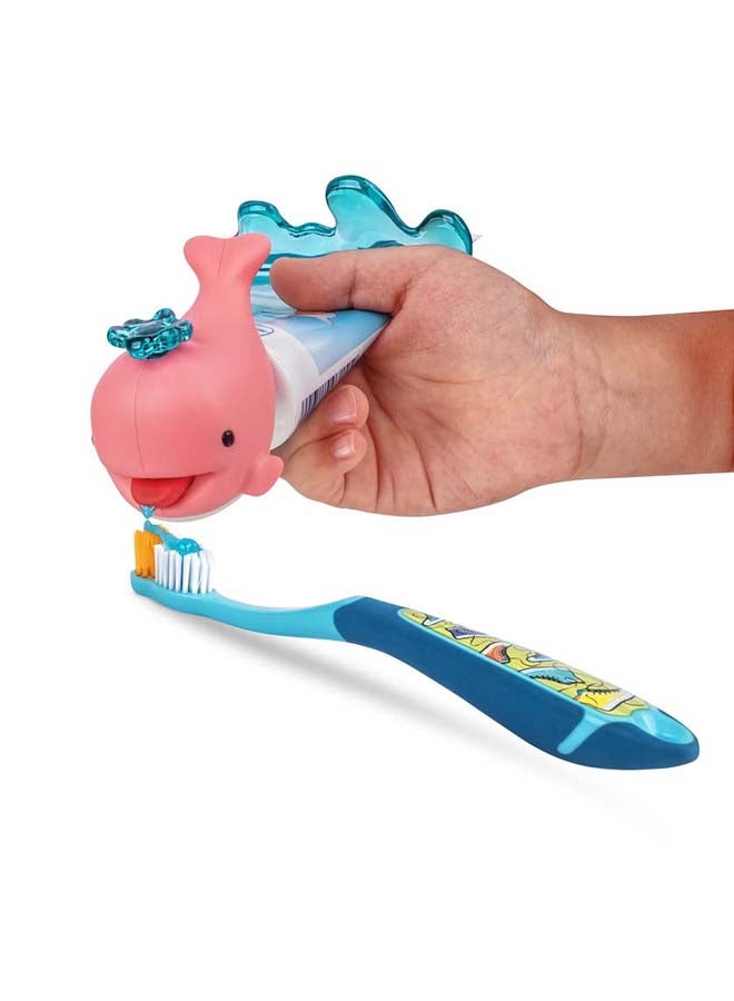 Flipper Pack Of 3 Toothbrush Cover And Toothbrush, Toothpaste Squirter - Image 5