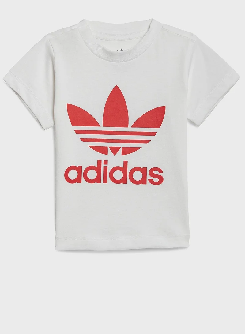 adidas Originals Infant Trefoil Shorts T-Shirt Set