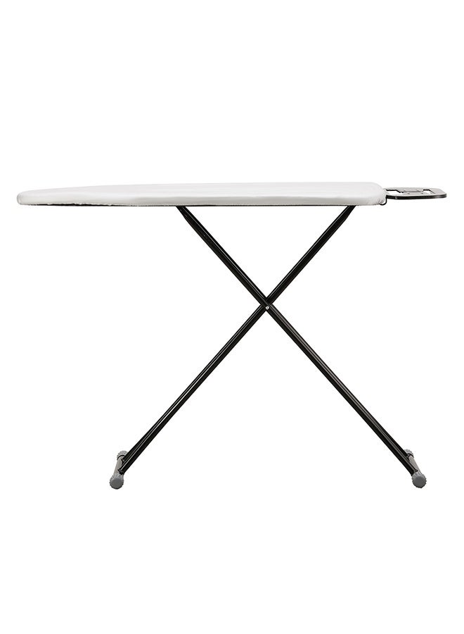LAWAZIM 12"x36" / 30x91cm Ironing Board with Iron Rest - Foldable and Heat Resistant Iron Rest, Padded Surface, Lightweight Black Frame with Gray Cover -for Small Spaces, Apartments, and Laundry Rooms - Image 3