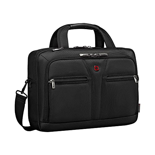 WENGER Unisex Adult, BC Pro, 11.6-13.3 Inch Laptop Briefcase, 10 Liters Black Swiss Designed-Blend of Style and Function, 612269 - Image 2