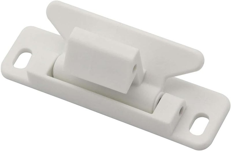 White Universal RV Boat Cabinet Door Catch Drawer Latch for Closet Doors Nylon Metal - Image 4