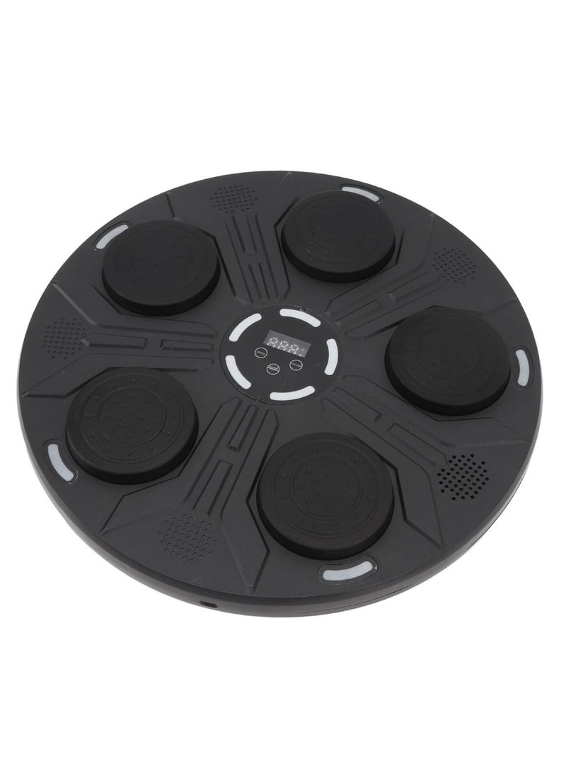 DIGI CORE - LED Music Boxing Machine Wall Mounted Boxing Target Supports Bluetooth 9 Speed Modes And Counting Mode With 5 Soft PU Boxing Targets For Adults And Kids For Excise 2000mAh Battery - Image 1
