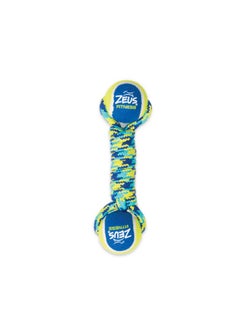 Zeus Rope & Ball Toy For Dog’S Training And Playing Purpose Making Them Active And Healthy (Double Tennis Ball Rope Dumbbell) 