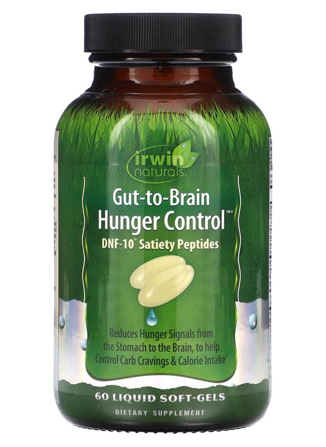 Irwin Naturals Gut-To-Brain Hunger Control 60 Liquid Soft-Gels 