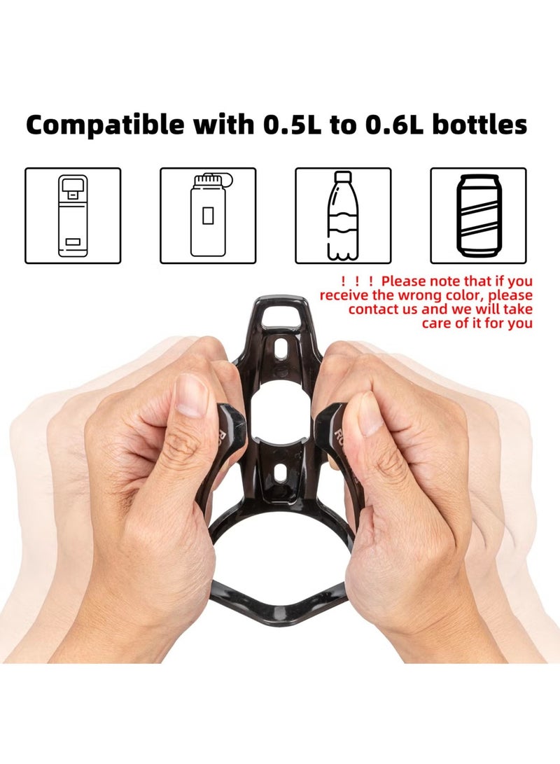 روكبروز حامل زجاجة ماء متين للدراجة خفيف للغاية مع أداة مسامير ، رف حامل أكواب عالمي لطريق MTB (أسود) - Image 4