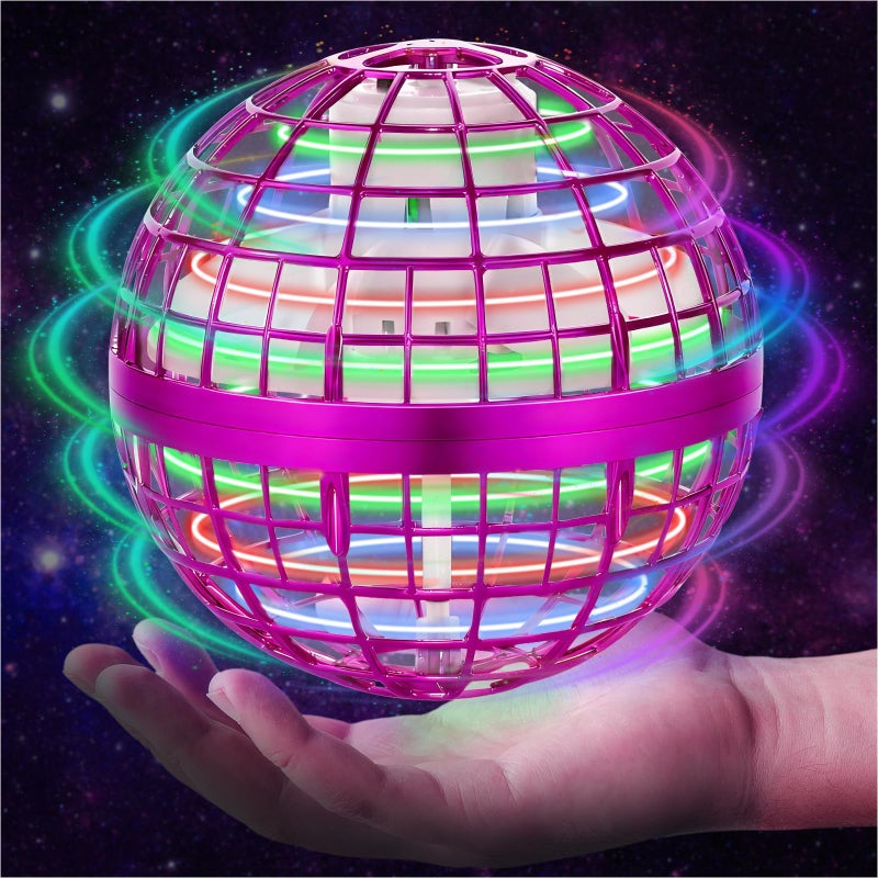 OFUN Flying Orb Ball Toys 2025 Hover Ball Cosmic Globe Boomerang Hand Controlled Drone Orbit Cool Spinning Outdoor Toys Gifts for 6 7 8 9 10 Year Old Boys Girls Teens Adults - Image 3