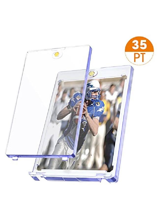 Outus Magnetic Card Holders For Trading Cards 35 Pt Hard Card Case Card Protectors Fit Compatible With Standard Cards Mtg Cards Yugioh Cards Sports Cards Baseball Cards Toploaders (20)  - Image 4