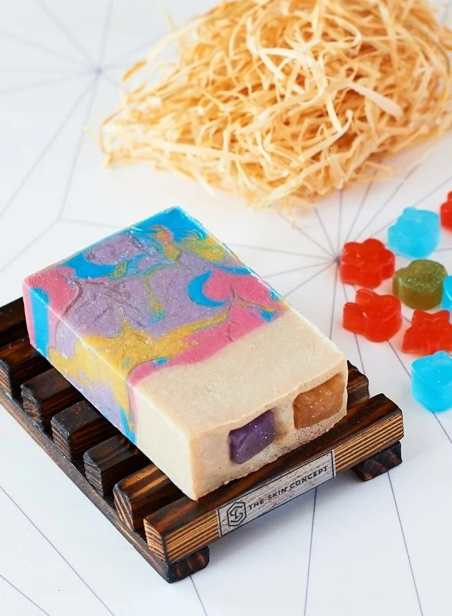 The Skin Concept  The Skin Concept Premium Soap Bar - Cotton Candy - Handmade, Vegan for Women | Best Price UAE