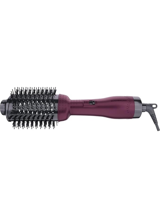 Rush Brush V2 Pro Steam Hair Straightener Brush with Ionic Technology, 1300 Watts, 3 Temperature - Image 4
