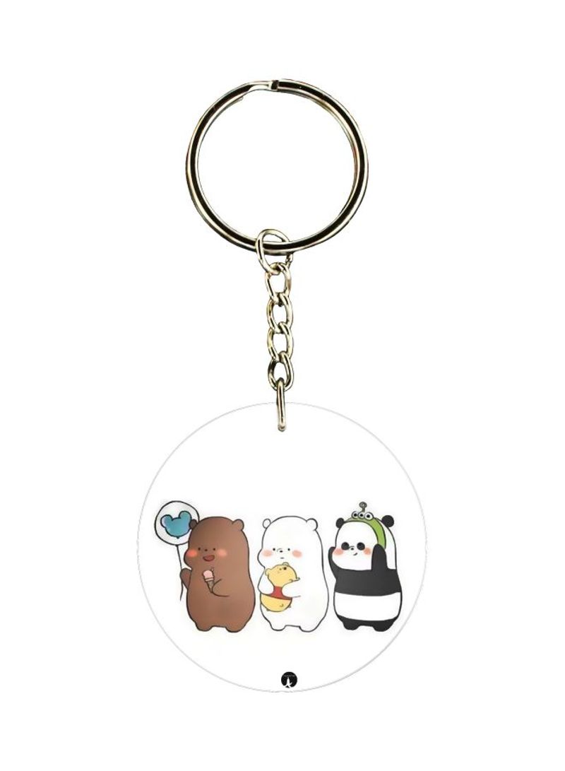 RKN Cartoon Printed Dual Sided Keychain