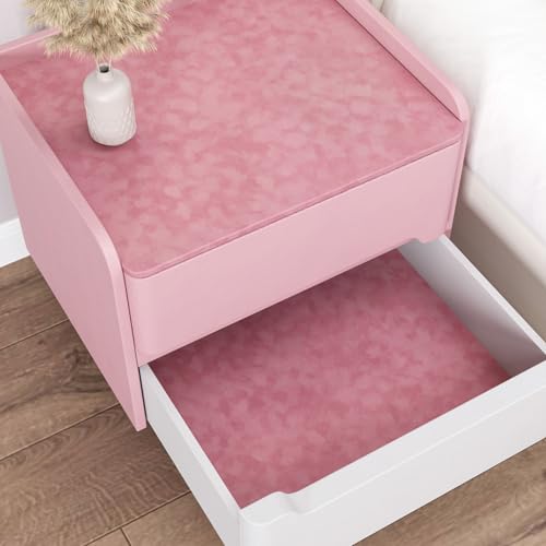 VaryFloral Dark Red Self Adhesive Velvet Flocking Liner, Soft Fabric Contact Paper for Jewelry Box DIY Project, Wine Red Fabric Shelf Drawer Liner, Peel and Stick Velvet Wallpaper for Room, 11.8"x118" - Image 4