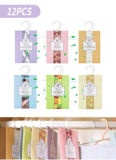 Beirui 12 Pieces Perfume Fragrance Sachets, Closet Fragrance Sachets, Drawer Fragrance Sachets, Cabinet Wardrobe Bathroom Car Fragrance Sachets  - Image 1
