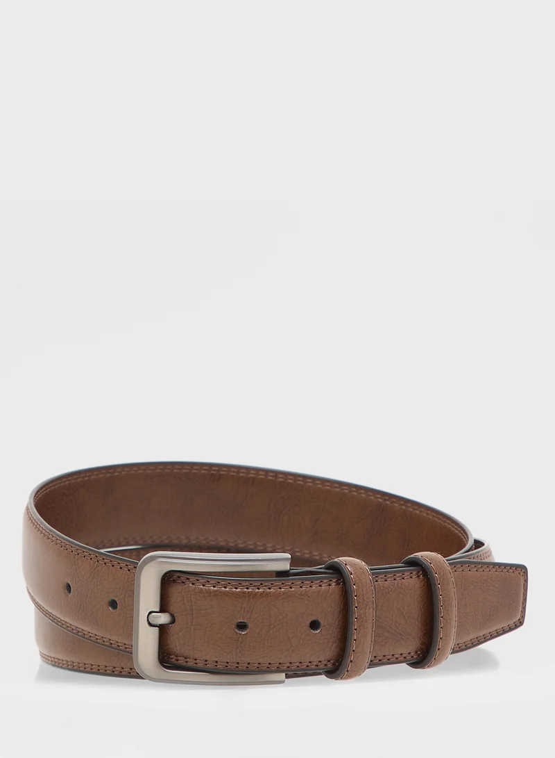 Robert Wood Genuine Leather Formal Belt