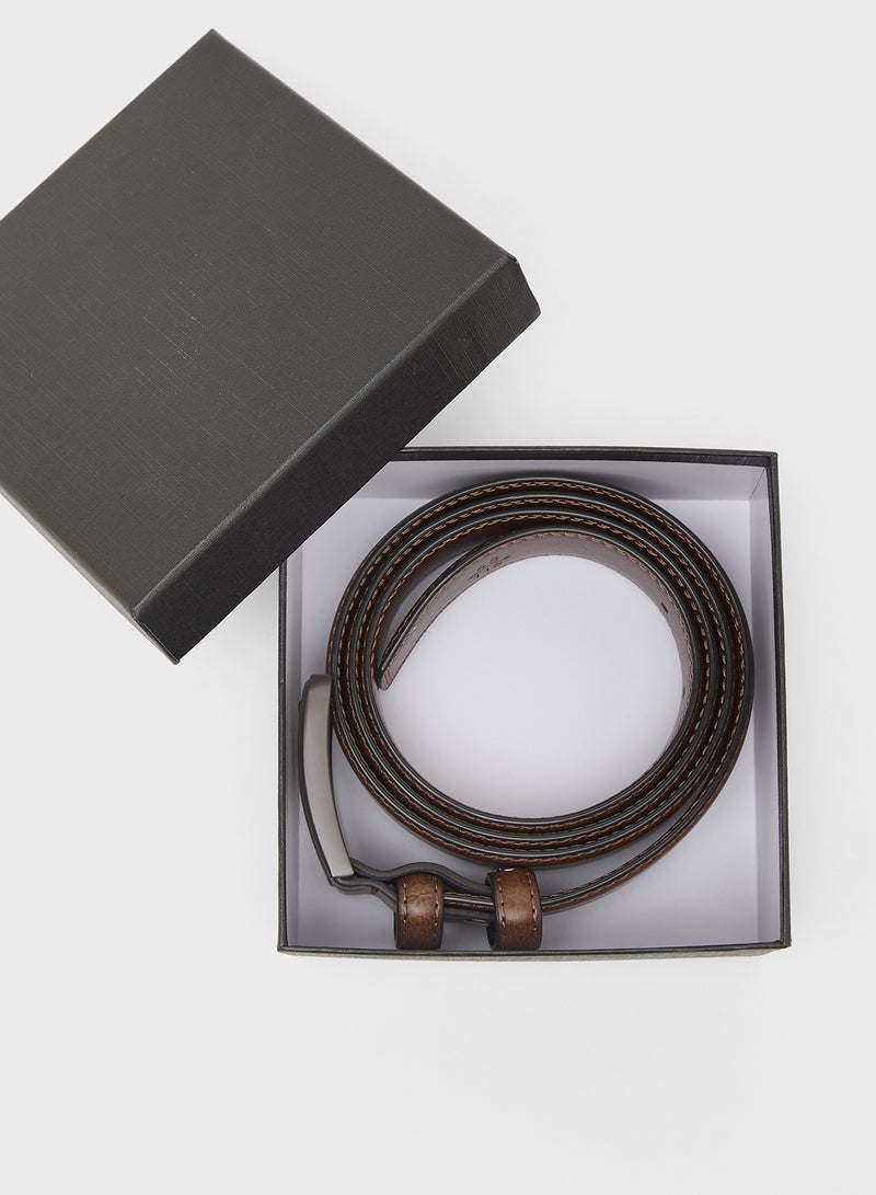Robert Wood Genuine Leather Formal Belt - Image 3