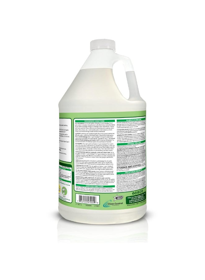 ODOBAN Eucalyptus Scented Laundry and Air Freshener Disinfectant Clear 1 Gal 911061-G4 - Image 2