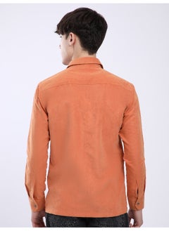 Maple Orange Dual Pocketed Suede Shirt - pzsku/Z3EB6358C7F994F07BDCEZ/45/_/1738049801/19541ea6-06a1-4d82-b8c1-0da8faf3c9c1