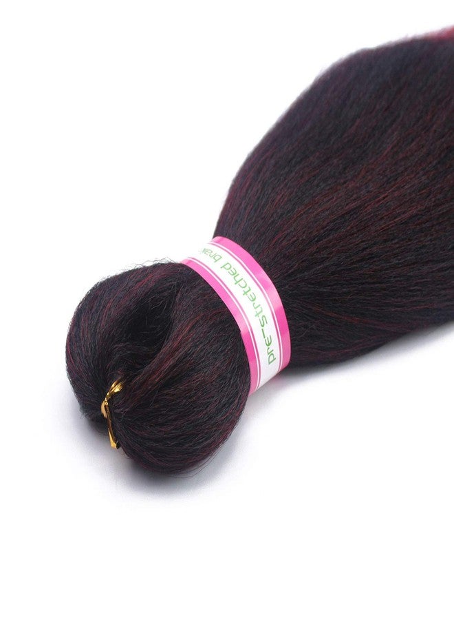 Dorsanee Pre Stretched Braiding Hair Extensions 12 Inch 8 Packs Synthetic Kids Braiding Hair Crochet Braids, Natural Easy Braid Hot Water Setting Professional Soft Yaki Straight Texture (#1B/bug) - Image 4