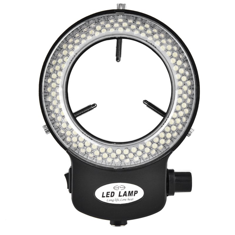 إضاءة مجهر LED: بنية LED رفيعة الجودة وممتدة الأمد - رؤية واضحة خالية من الظلال مع سطوع قابل للتعديل من 0 إلى 100% لفحص المجهري الاستريو، تركيز الكاميرا، مراقبة الجودة - Image 4