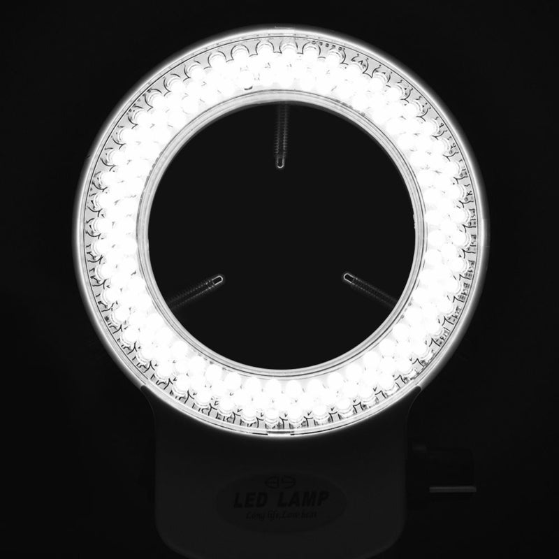 إضاءة مجهر LED: بنية LED رفيعة الجودة وممتدة الأمد - رؤية واضحة خالية من الظلال مع سطوع قابل للتعديل من 0 إلى 100% لفحص المجهري الاستريو، تركيز الكاميرا، مراقبة الجودة - Image 3