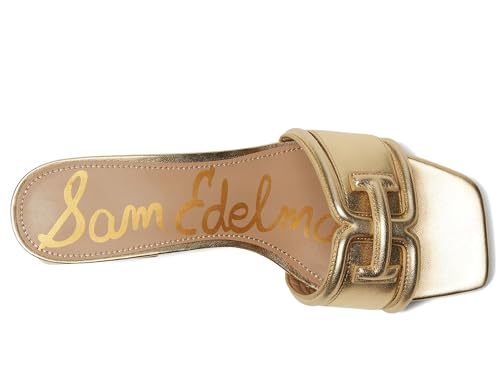 Sam Edelman Women's Waylon Heeled Sandal, Amber Gold, 5 - Image 2