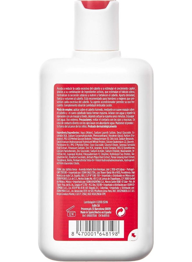 Isdin Lambdapil Anti-Hair Loss Shampoo (200Ml) | Helps Reduce Excessive Hair Loss And Stimulate Follicle Growth - Image 2