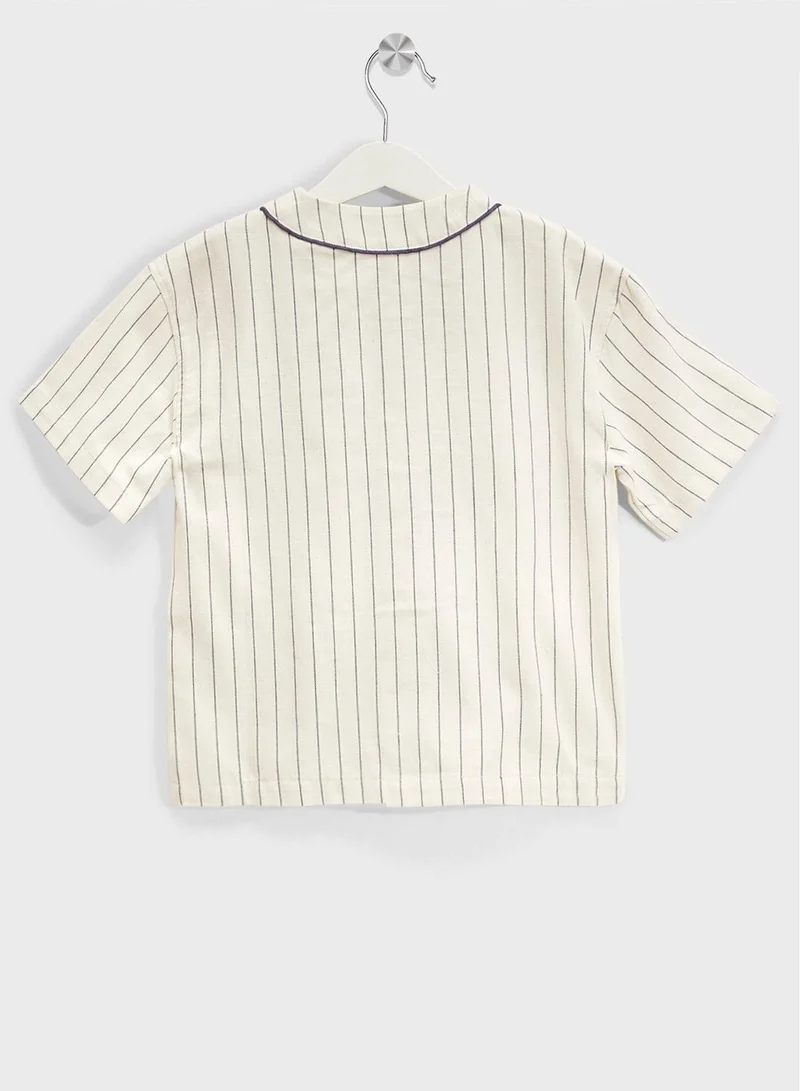 H&M Appliquéd Baseball Shirt