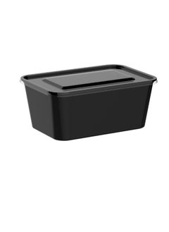 500-Pieces Microwavable Container With Lids Black/Clear 1000 ml - pzsku/Z3EB6A03F7BE436CA73D8Z/45/_/1643881235/71204f66-097d-4d31-9f23-d05c3da37a87