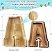 AORCMITN Extra Large Wooden Letter Coin Piggy Bank for Boys Girls Kids Toddler Alphabet D Money Bank InitialD12 - Image 4