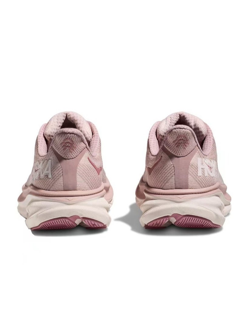 Hoka One One Clifton 9 Outdoor Running Sneakers Pink  - Image 4