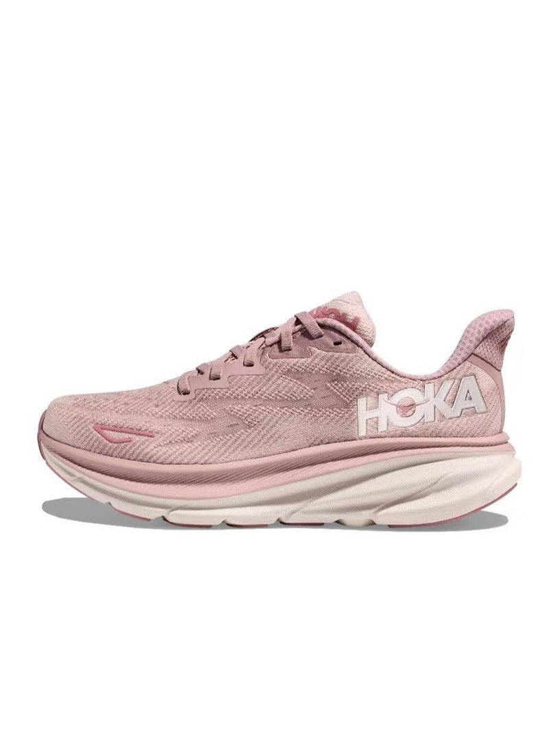 Hoka One One Clifton 9 Outdoor Running Sneakers Pink  - Image 1