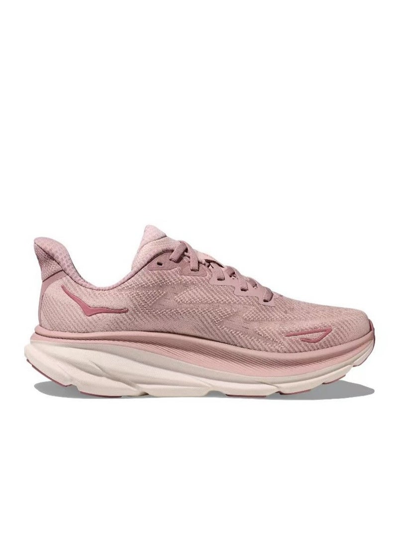 Hoka One One Clifton 9 Outdoor Running Sneakers Pink  - Image 2