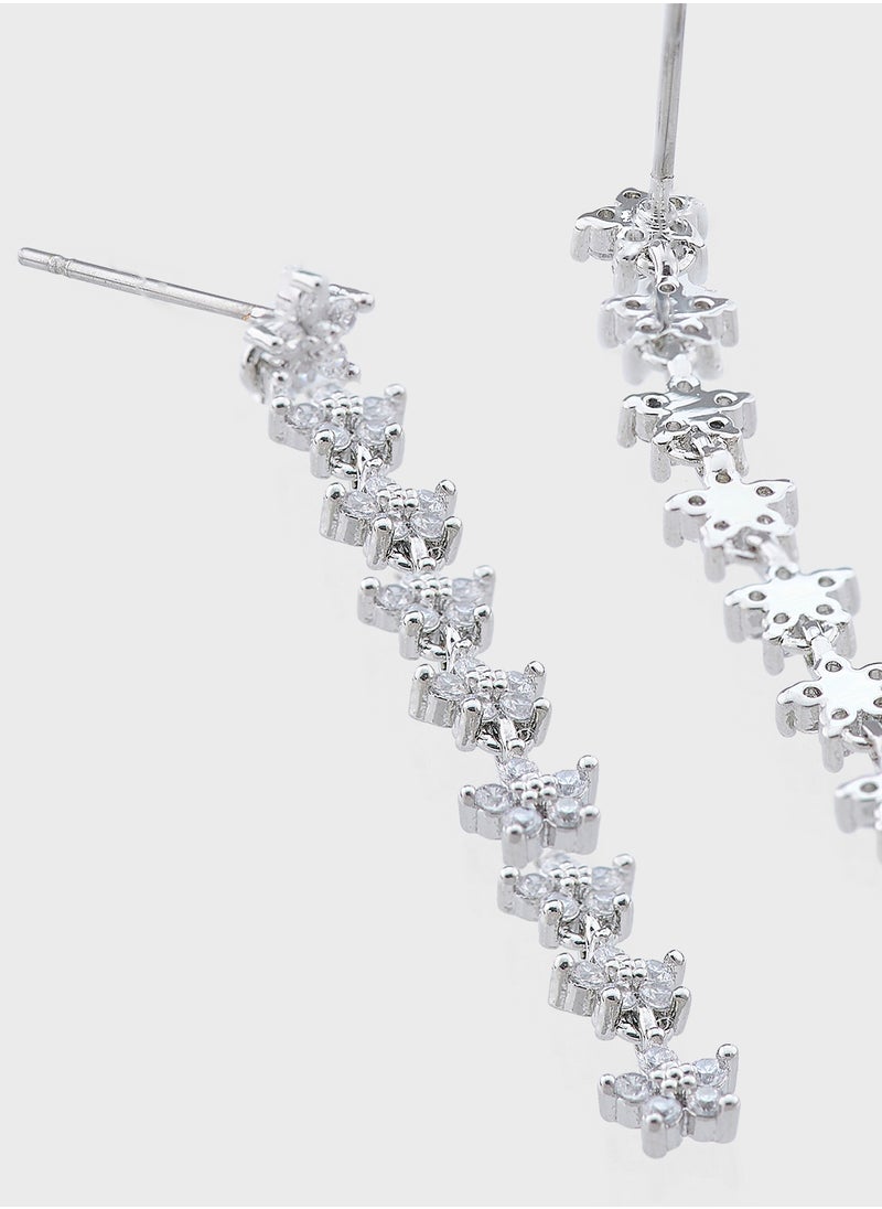 Ella Limited Edition Diamante Drop Earrings  - Image 2