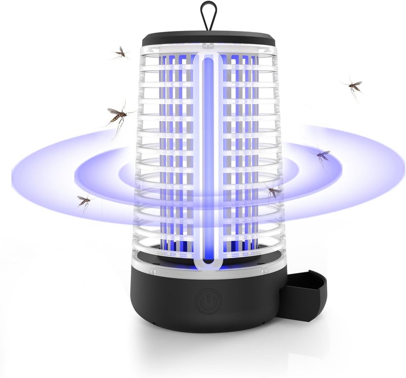 AILEDA Anti-Mosquito Lamp, 20 W UV Anti-Flying Insects, with LED Lighting UV Lamp against Mosquitoes, Insect Killer Racket Anti-Mosquito Electric for Indoor Outdoor Camping - Image 1