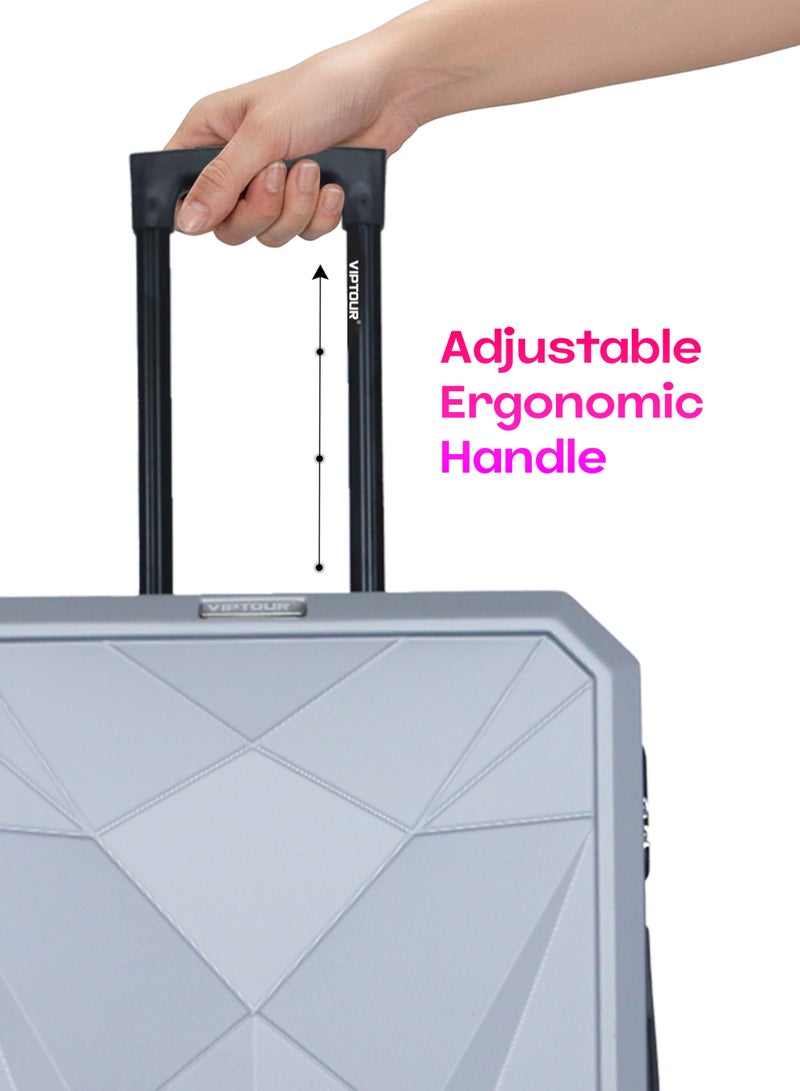 فيبتور طقم حقائب سفر 3 قطع ABS بعجلات مع نظام رقم قابل للقفل - Image 5