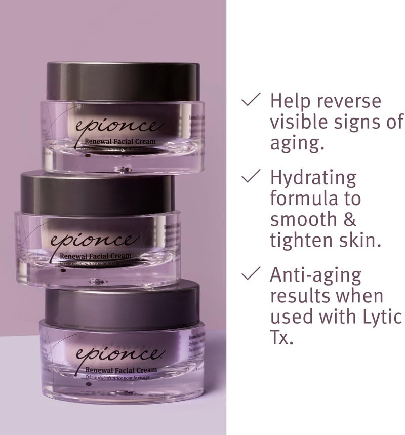 Epionce Renewal Facial Cream for Dry/Sensitive to Normal Skin - 50g/1.7oz - Image 3