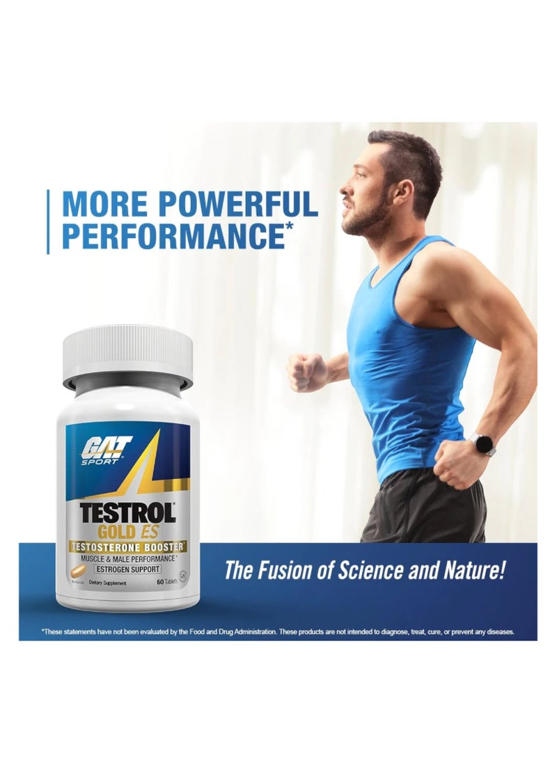 GAT SPORT - Testrol Gold ES, 60 Tablets, 30 Servings - Image 1