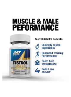 GAT SPORT Testrol Gold ES, 60 Tablets, 30 Servings  - Image 3