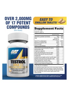 GAT SPORT Testrol Gold ES, 60 Tablets, 30 Servings  - Image 4